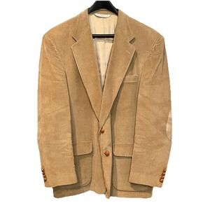 Vintage Lands' End 44L‎ Corduroy Sport Coat Blazer with Elbow Patches